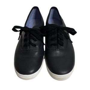 Keds Women's Champion Leather Black Shoes